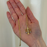 Brent Neale - Medium Zodiac Pendant with 18” Chain - Libra