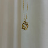 Brent Neale - Small Zodiac Pendant on 16” Chain - Pisces
