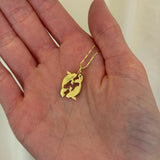 Brent Neale - Small Zodiac Pendant on 16” Chain - Pisces