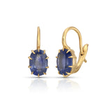 Jenna Blake - Victorian Blue Sapphire Drop Earrings