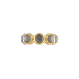 Jade Ruzzo - Vic Ring -Medium - Grey Moonstone