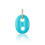 Jenna Blake - Mariner Link Charm - Turquoise