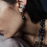 Lucy Delius - Diamond Pave Sea Star Earring Cuff