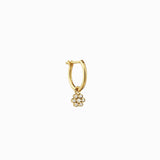 Sophie Bille Brahe- Lily Fleur Flower Huggie Hoop