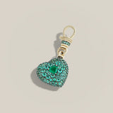 Lucy Delius - Heart Special Pendant - Emerald