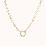 Marlo Laz -Pave Multi Link Chain I - 18"
