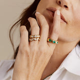 Octavia Elizabeth - Diamond Medium Nesting Gem Eternity Ring