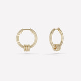 Spinelli Kilcollin - Nevine Max YG Pavé Hoop | Pair
