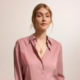 Loquet - Nova Teardrop Gold Locket 18k & Belcher Necklace Chain 18"