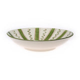 Carolina Irving & Daughters - Olive Stripe Serving Bowl