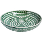 Carolina Irving & Daughters Squiggle Serving Bowl Green