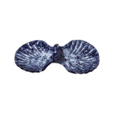 Carolina Irving & Daughters - Anais Double Concha Shell Cobalt with White