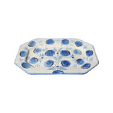 Carolina Irving & Daughters - Blue Flower Octagonal Platter