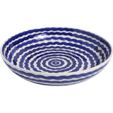 Carolina Irving & Daughters - Cobalt Blue Squiggle Serving Bowl