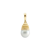 Jenna Blake - Acorn Charm, Mother of Pearl