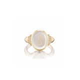 Sorellina - Custom Intaglio Initial Signet Ring
