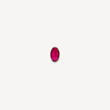 Loquet - July Birthstone Charm - Ruby