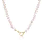 SORELLINA - Rose Quartz Beaded Necklace