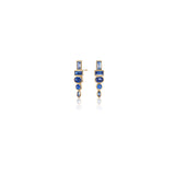 SORELLINA - Totem Studs - Blue Sapphire