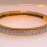 For Future Reference Vintage Bracelet - 14k Yellow Gold with Diamond 2.60cts - 1980's