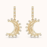 Marlo Laz - Southwest Moon Earrings Small