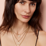 Marlo Laz - EN ROUTE PETITE NECKLACE WHITE DIAMOND