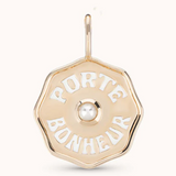 Marlo Laz - MINI PORTE BONHEUR CHARM PEARL