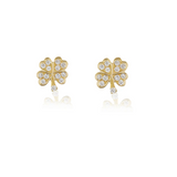 Sorellina - Clover Motif Studs