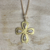 Brooke Gregson - Diamond Cross Necklace (large)