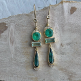 Brooke Gregson - Calder Tourmaline Emerald Earrings
