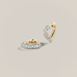 Lucy Delius - Modern Finish Baby Chubby Love Diamond Earrings