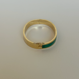 Established - Oval Inlay Lockdown Bangle