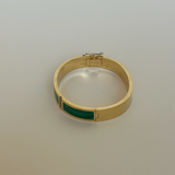 Established - Oval Inlay Lockdown Bangle