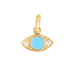 gigiClozeau: Eye Turquoise Pendant