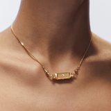 Marie Lichtenberg - Diamond Gold Baby Locket Necklace