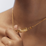 Marie Lichtenberg - Diamond Gold Baby Locket Necklace