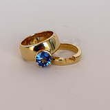 Jade Ruzzo - Markie Ring Blue Sapphire Round