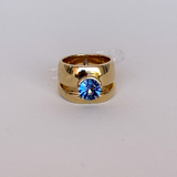 Jade Ruzzo - Markie Ring Blue Sapphire Round