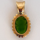HOWL - Venetian Glass Scarab Flower Pendant