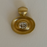 Jade Ruzzo - One of a Kind Gong Pendant - Diamond