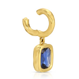 Octavia Elizabeth - Hidden Gem Pendant - Elongated Cushion Sapphire