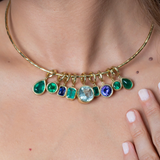 Octavia Elizabeth - Hidden Gem Pendant - Elongated Cushion Sapphire