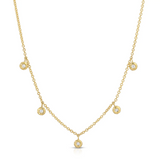 Octavia Elizabeth - Nesting Gem Necklace - Five Diamond
