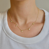 Octavia Elizabeth - Nesting Gem Necklace - Five Diamond