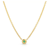 Octavia Elizabeth - Nesting Gem Necklace - Emerald