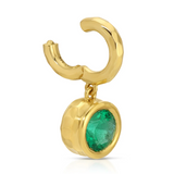 Octavia Elizabeth - Hidden Gem Pendant - Round Emerald - 1.10 Carats