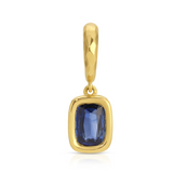 Octavia Elizabeth - Hidden Gem Pendant - Elongated Cushion Sapphire
