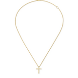 Octavia Elizabeth - Medium Nesting Gem Cross Necklace