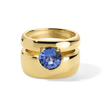 Jade Ruzzo - Markie Ring Blue Sapphire Round