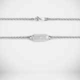 Marie Lichtenberg - Micro Coco Bracelet - White Gold